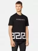 versace t-shirt slim en pur coton greca a235263 a1008